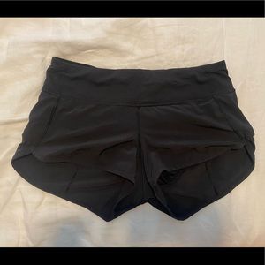 black lulu shorts